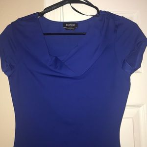 Beautiful Cobalt Blue Bebe Top